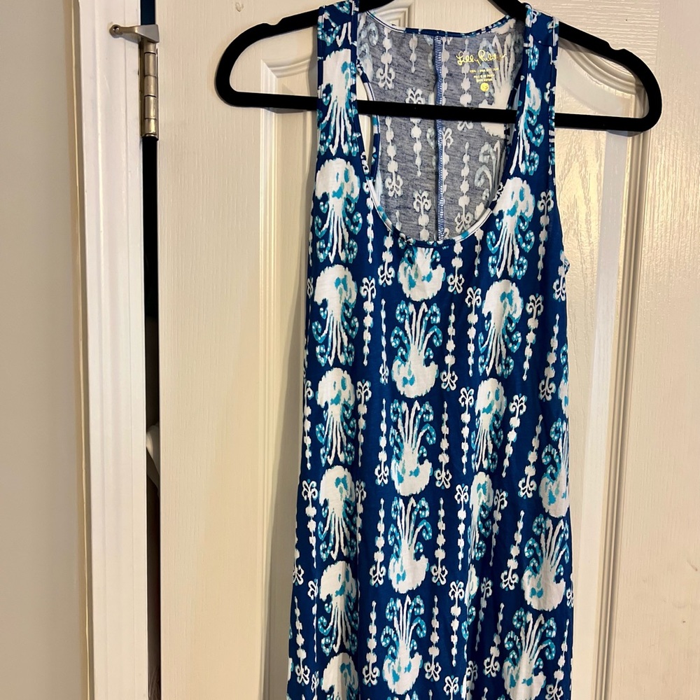 Lilly Pulitzer Melle Dress Indigo Get in Line size XS